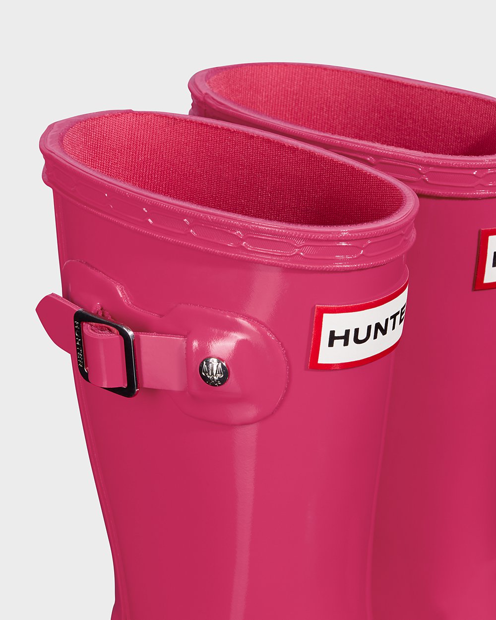 Regenlaarzen Kinderen - Hunter Original Little Gloss - Licht Roze - 51GBRNJAS